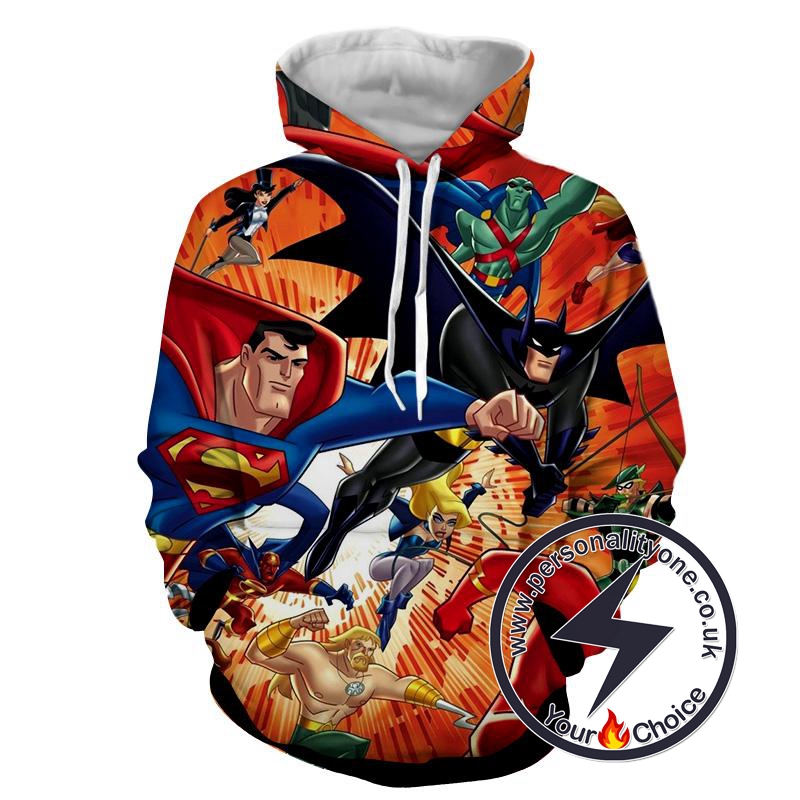 Justice League - Justice League 3D - Justice League Hoodies